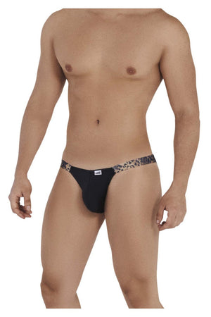 Male underwear model wearing CandyMan Underwear Prints Jockstrap available at MensUnderwear.io