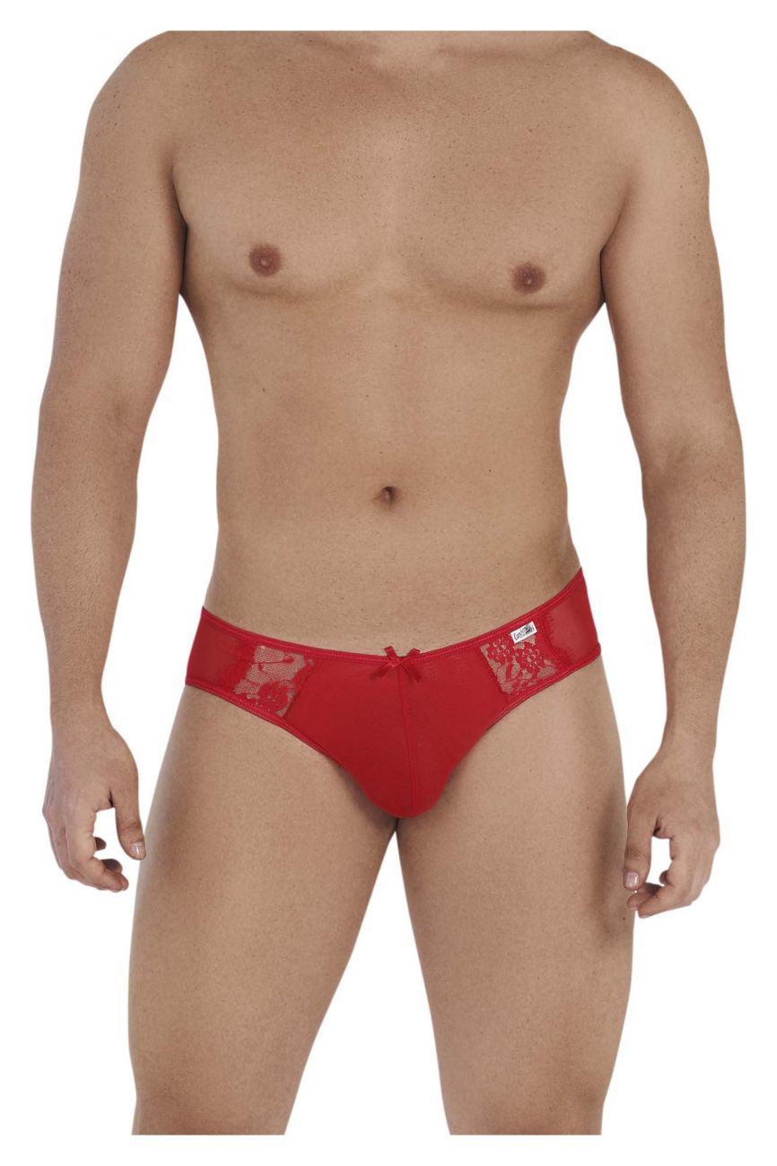 Male underwear model wearing CandyMan Underwear Sexy Lace Jockstrap available at MensUnderwear.io