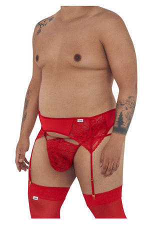 CandyMan Underwear Plus Size Men's Lace Garter-Jockstrap available at www.MensUnderwear.io - 9