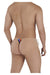 Male underwear model wearing CandyMan Underwear Men's Invisible Micro G-String available at MensUnderwear.io