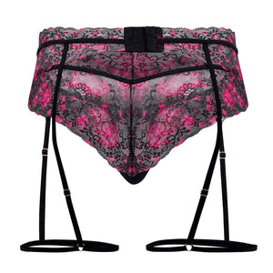 CandyMan Underwear Plus Size Men's Lace Garter Thongs available at www.MensUnderwear.io - 6