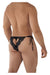 CandyMan Underwear Lace Heart Men's Bikini available at www.MensUnderwear.io - 1
