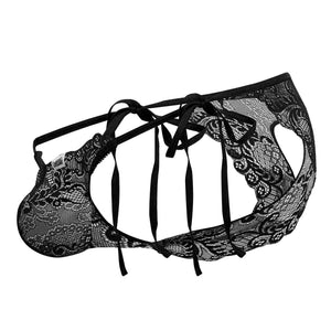 CandyMan Underwear Lace Heart Men's Bikini available at www.MensUnderwear.io - 5