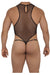 CandyMan Underwear Mesh-Lace Bodysuit available at www.MensUnderwear.io - 2