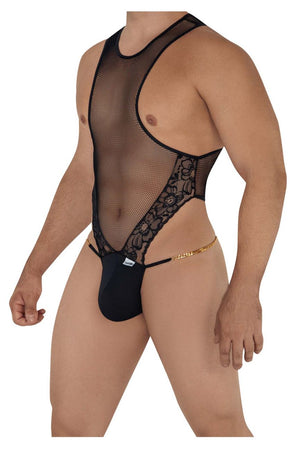 CandyMan Underwear Mesh-Lace Bodysuit available at www.MensUnderwear.io - 4