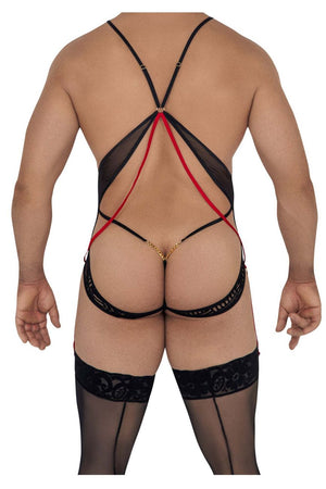 CandyMan Underwear Mesh-Lace Bodysuit available at www.MensUnderwear.io - 3