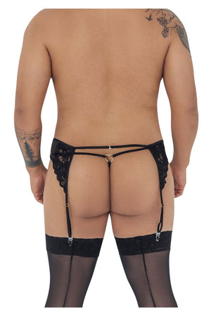 CandyMan Underwear Plus Size Men's Lace Garter G-String available at www.MensUnderwear.io - 2
