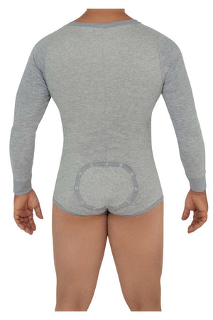 CandyMan Underwear Super V-Neck Bodysuit available at www.MensUnderwear.io - 3