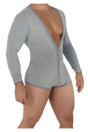 CandyMan Underwear Super V-Neck Bodysuit available at www.MensUnderwear.io - 4