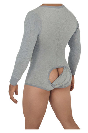 CandyMan Underwear Super V-Neck Bodysuit available at www.MensUnderwear.io - 6