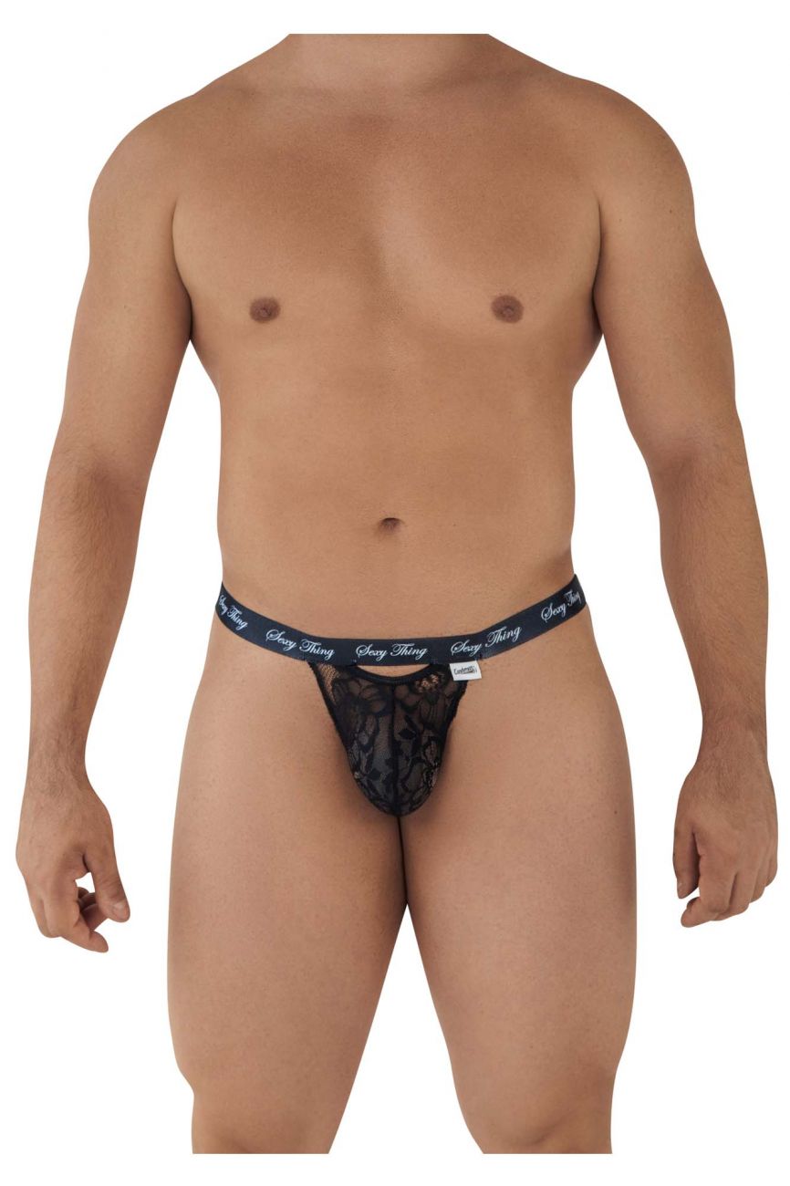 CandyMan Underwear Sexy Thing Lace Men's Thongs available at www.MensUnderwear.io - 2