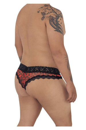 CandyMan Underwear Mesh-Lace Men's Plus Size Thongs available at www.MensUnderwear.io - 4