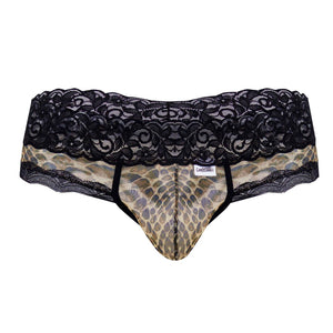 CandyMan Underwear Mesh-Lace Men's Plus Size Thongs available at www.MensUnderwear.io - 11
