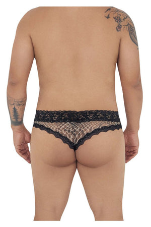 CandyMan Underwear Mesh-Lace Men's Plus Size Thongs available at www.MensUnderwear.io - 9