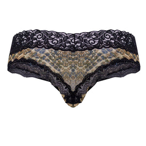 CandyMan Underwear Mesh-Lace Men's Plus Size Thongs available at www.MensUnderwear.io - 13