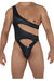 CandyMan Underwear One Shoulder Men's Bodysuit available at www.MensUnderwear.io - 1