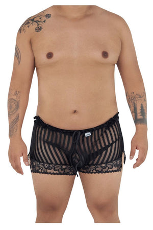 CandyMan Underwear Plus Size Men's Lounge Pajama Shorts available at www.MensUnderwear.io - 1