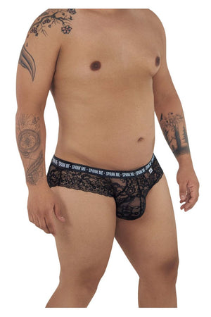 CandyMan Underwear Spank Me Plus Size Men's Lace Briefs available at www.MensUnderwear.io - 3