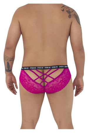 CandyMan Underwear Spank Me Plus Size Men's Lace Briefs available at www.MensUnderwear.io - 8