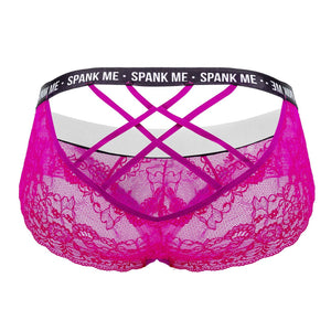 CandyMan Underwear Spank Me Plus Size Men's Lace Briefs available at www.MensUnderwear.io - 12