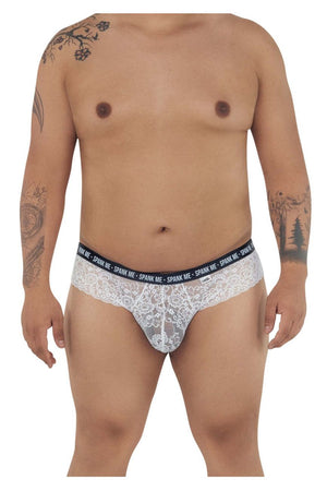 CandyMan Underwear Spank Me Plus Size Men's Lace Briefs available at www.MensUnderwear.io - 19