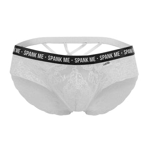 CandyMan Underwear Spank Me Plus Size Men's Lace Briefs available at www.MensUnderwear.io - 22