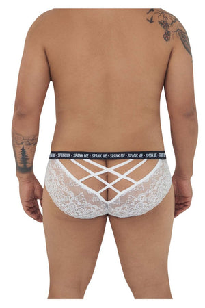 CandyMan Underwear Spank Me Plus Size Men's Lace Briefs available at www.MensUnderwear.io - 20