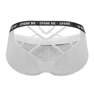 CandyMan Underwear Spank Me Plus Size Men's Lace Briefs available at www.MensUnderwear.io - 24