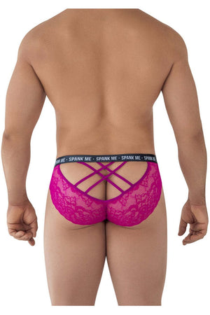 CandyMan Underwear Spank Me Men's Lace Briefs available at www.MensUnderwear.io - 9