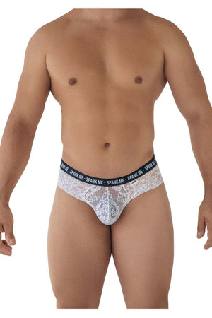 CandyMan Underwear Spank Me Men's Lace Briefs available at www.MensUnderwear.io - 23