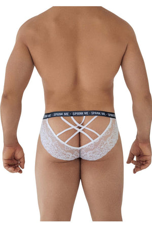 CandyMan Underwear Spank Me Men's Lace Briefs available at www.MensUnderwear.io - 24