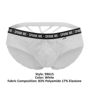 CandyMan Underwear Spank Me Men's Lace Briefs available at www.MensUnderwear.io - 29