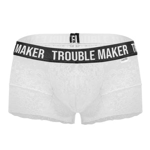 CandyMan Underwear Trouble Maker Men's Plus Size Lace Trunks available at www.MensUnderwear.io - 22