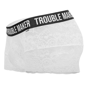 CandyMan Underwear Trouble Maker Men's Plus Size Lace Trunks available at www.MensUnderwear.io - 23