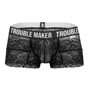 CandyMan Underwear Trouble Maker Men's Lace Trunks available at www.MensUnderwear.io - 4