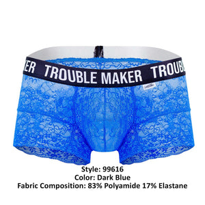 CandyMan Underwear Trouble Maker Men's Lace Trunks available at www.MensUnderwear.io - 21