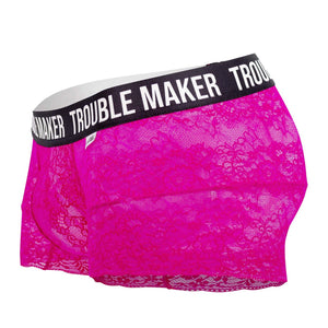 CandyMan Underwear Trouble Maker Men's Lace Trunks available at www.MensUnderwear.io - 12