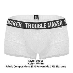 CandyMan Underwear Trouble Maker Men's Lace Trunks available at www.MensUnderwear.io - 28