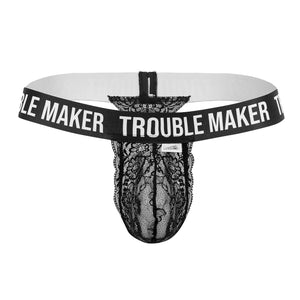 CandyMan Underwear Trouble Maker Men's Lace Thongs available at www.MensUnderwear.io - 4