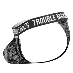 CandyMan Underwear Trouble Maker Men's Lace Thongs available at www.MensUnderwear.io - 5