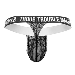 CandyMan Underwear Trouble Maker Men's Lace Thongs available at www.MensUnderwear.io - 6