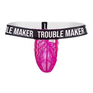 CandyMan Underwear Trouble Maker Men's Lace Thongs available at www.MensUnderwear.io - 10