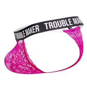 CandyMan Underwear Trouble Maker Men's Lace Thongs available at www.MensUnderwear.io - 11