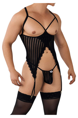 CandyMan Underwear Mesh Two Piece Bodysuit