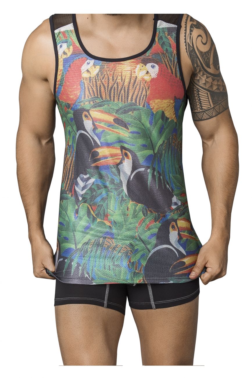 Men's tank tops - Clever Underwear Toucan Tank Top available at MensUnderwear.io - Image 1