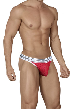 Men's underwear - Clever Underwear Attitude Mesh Thongs 4 available at MensUnderwear.io
