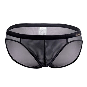 Male underwear model wearing Clever Underwear Strage Briefs available at MensUnderwear.io