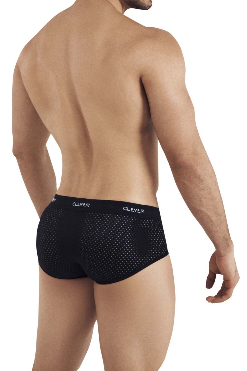 Male underwear model wearing Clever Underwear Alaska Briefs available at MensUnderwear.io