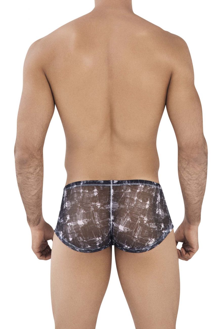 Male underwear model wearing Clever Underwear Better Trunks available at MensUnderwear.io