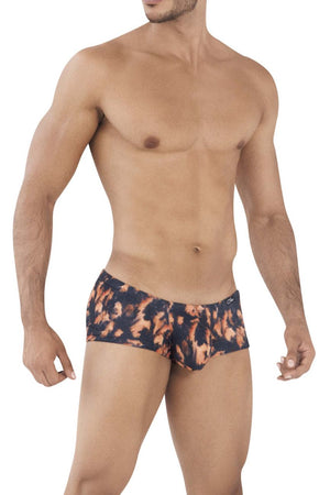 Male underwear model wearing Clever Underwear Quality Trunks available at MensUnderwear.io